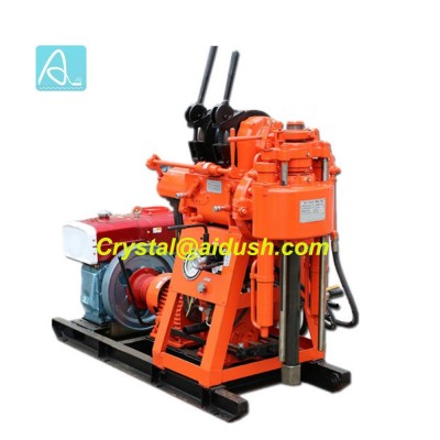 XY-200 200m 100m Borehole drilling machine drilling rig for water well rock